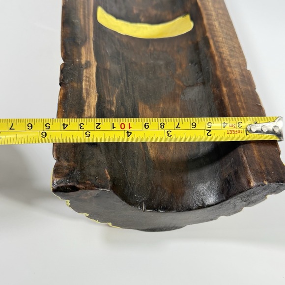 Chesapeak Bay Hand-Carved Wooden Tiki Mask. - Picture 6 of 11